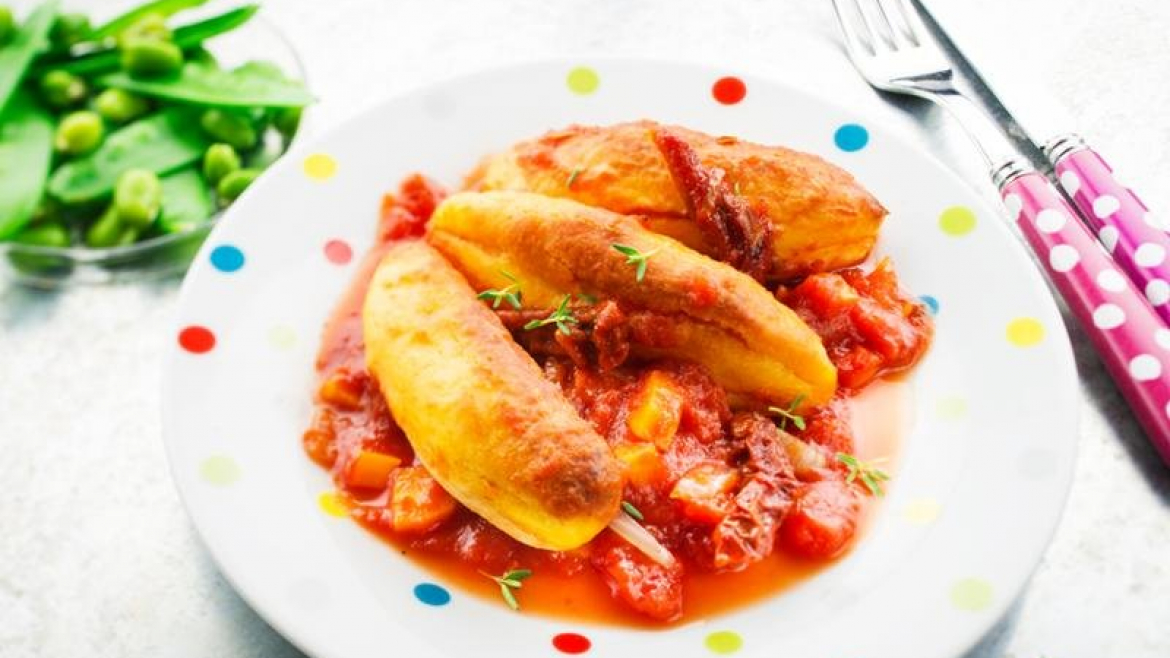 Knedle v paradajkovej omáčke - recept pre Tefal Cook4me+
