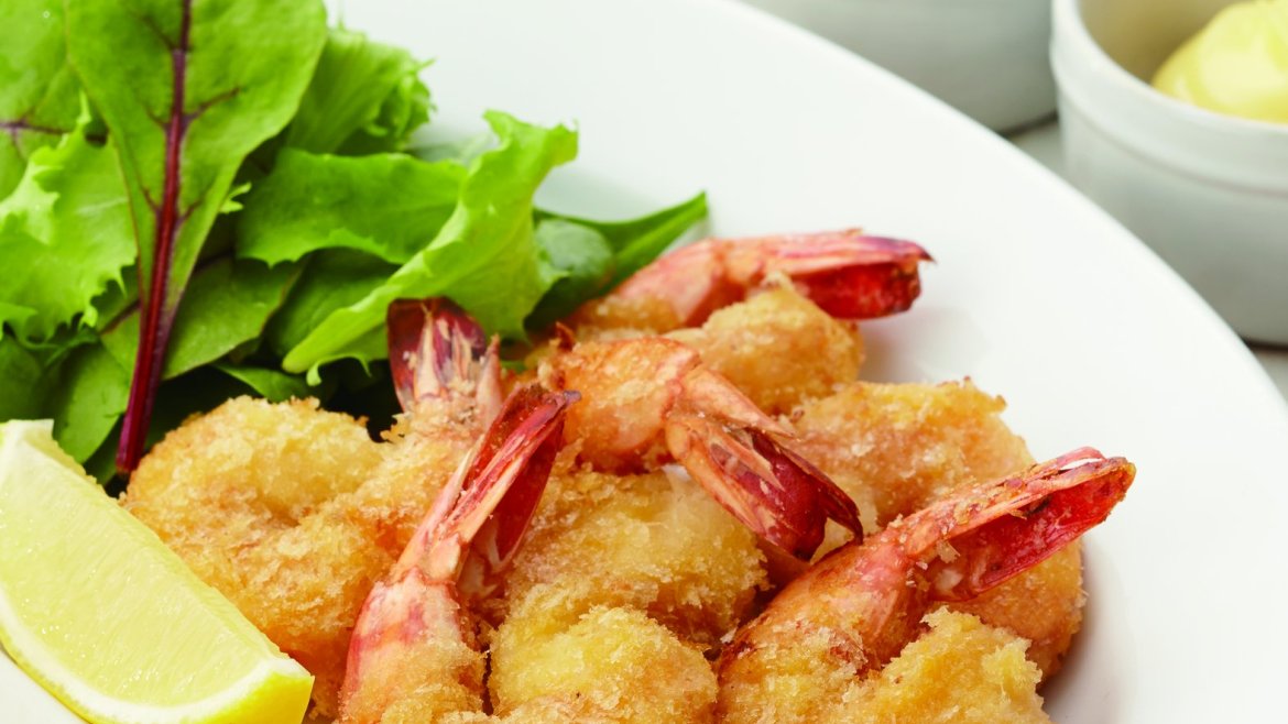 Šťavnaté obaľované kari krevety - recept pre Tefal Easy Fry Oven & Grill