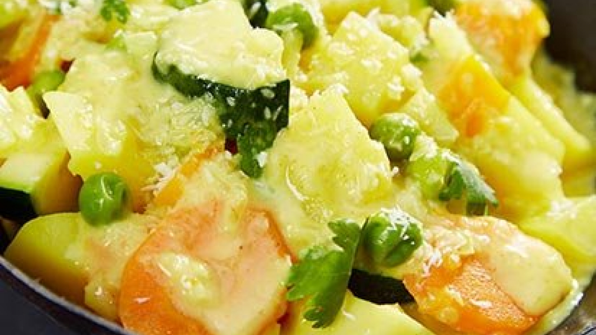 Indické zeleninové kari - recept pre varný kuchynský robot Tefal Click and Cook